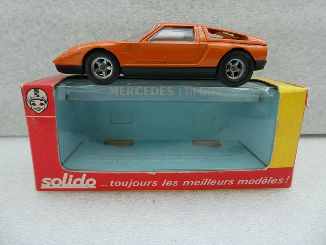 Modèle Réduit Solido Pompiers 3606 Chasse-neige Mercedes - Occasion Bon état