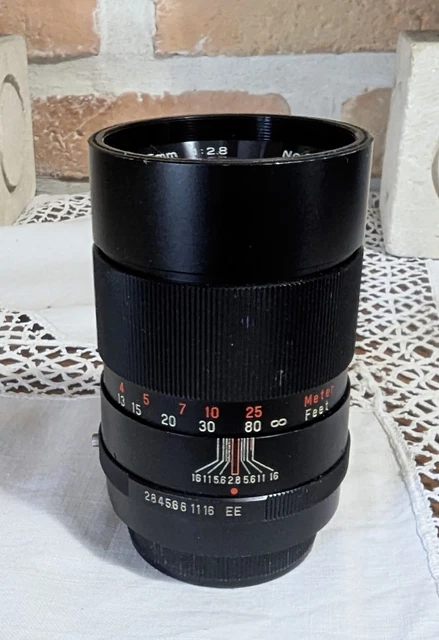Téléobjectif Vivitar 135mm F/2.8 – Monture Minolta M/MD, Manuel, Filtre 55mm