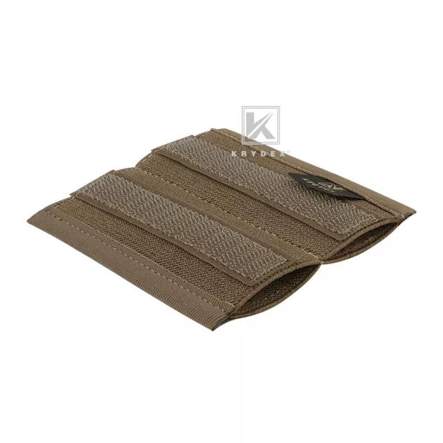 KRYDEX 9mm Pistol Double Mag Pouch Elastic Insert for MK3 Chest Rig Coyote Brown