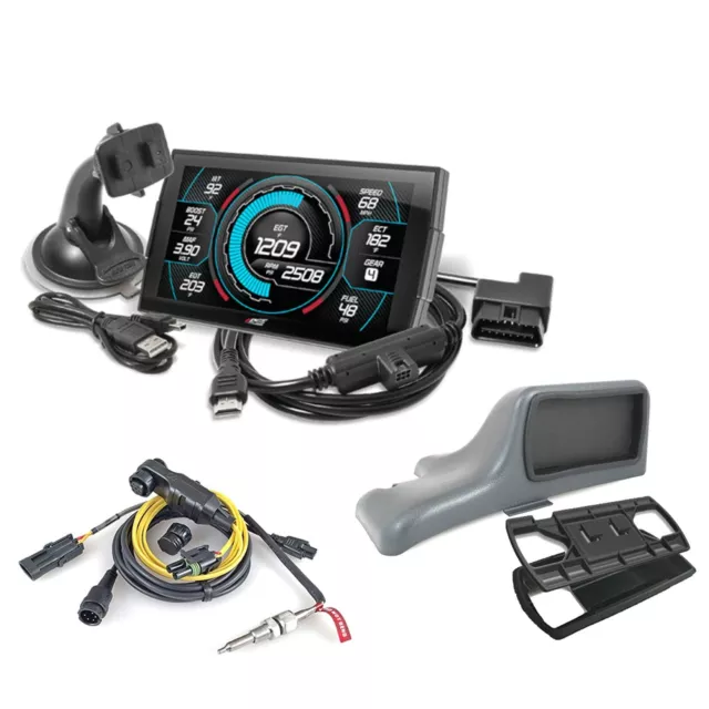 Edge Insight CTS3 Monitor W/Dash Pod Mount & EGT Kit For 01-07 GM 1500/2500/3500