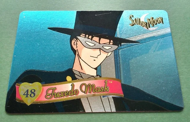 Sailor Moon Foil Card Cardzillion Series 2 #48 Tuxedo Mask Vintage 1996 Bandai