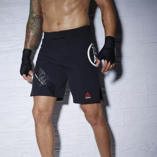 [AJ9072] Mens Reebok MMA Train Like A Fighter Shorts - Black