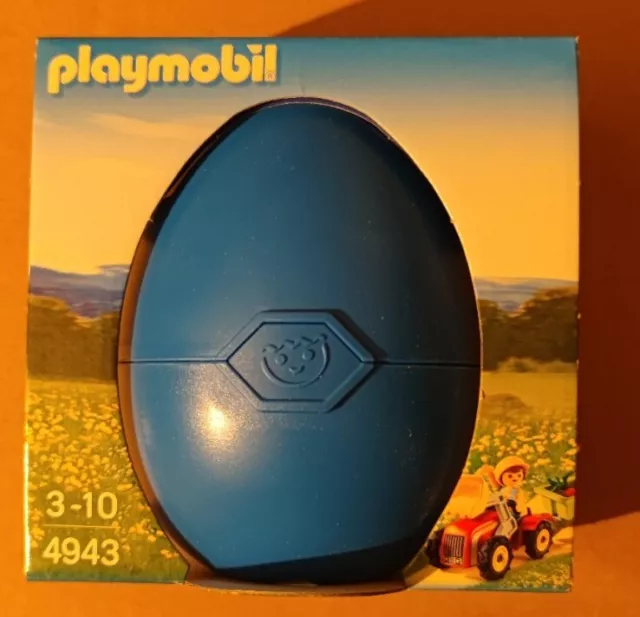 PLAYMOBIL Ei 4943 Osterei mit Spielfigur Traktor