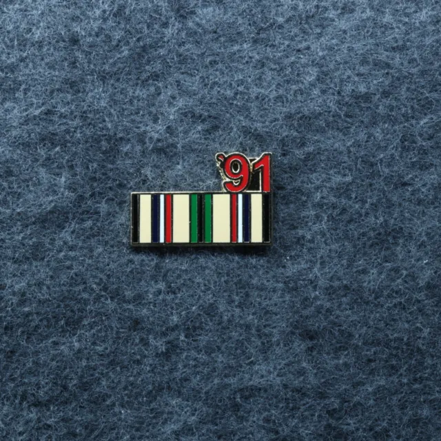 Military Hat Pin: 1991 Desert Storm Service Ribbon [7/8"]