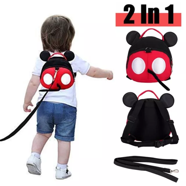 Baby Toddler Keeper Walking Safety Harness Backpack Leash Strap Bag Anti-lost 2