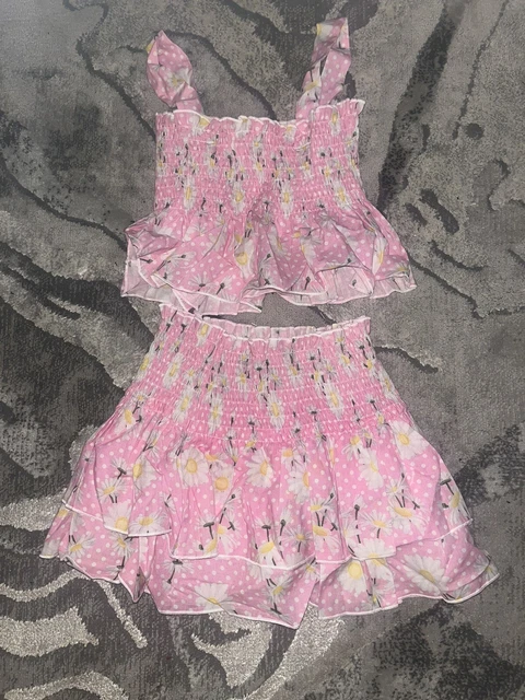 Girls Monnalisa skirt and top Age 6