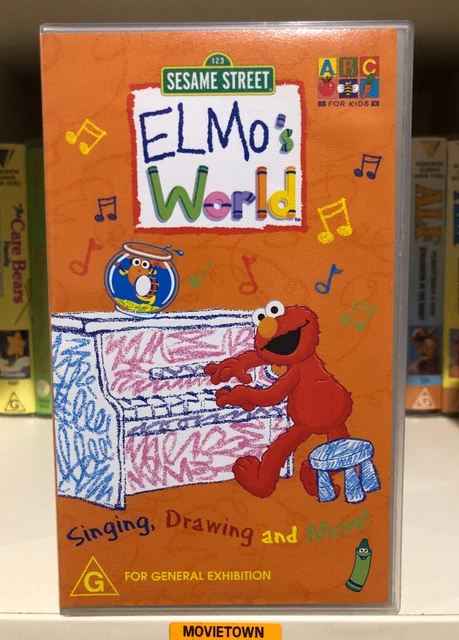 SESAME STREET - Elmo's World Singing Drawing And More! - Vhs