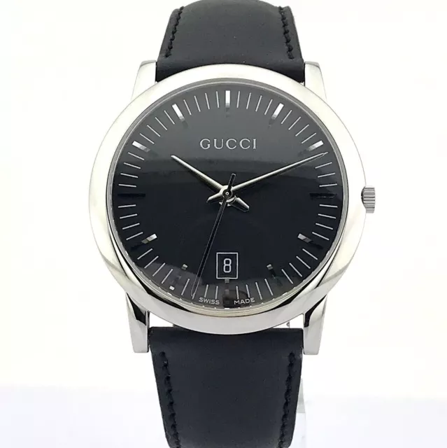 NUOVO GUCCI 5600M Orologio da uomo con quadrante nero EUR 451 55