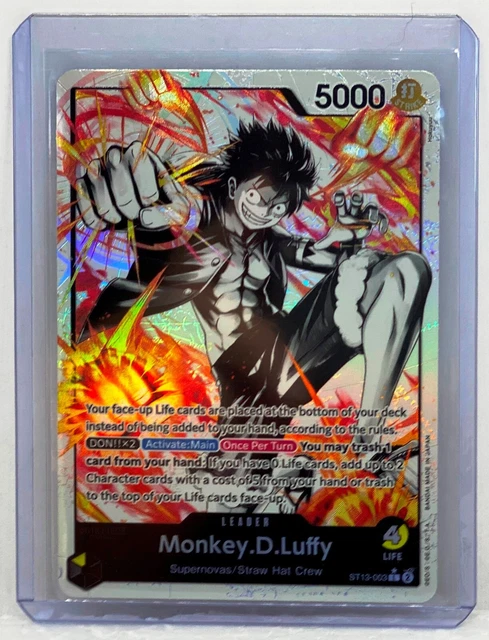 one piece tcg op 1 card list Amazon.com: 3 Brothers Bond ST-13 Ultra Deck - One Piece Card Game main image 1