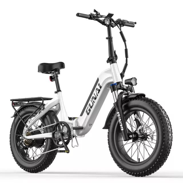 GUNAI GN20 20 pouces pneu-vélo électrique pliant 7 vitesses, batterie...