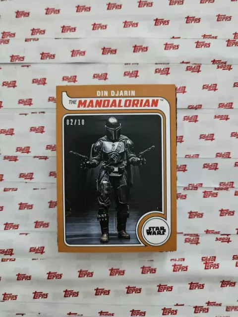 2023 TOPPS TBT THROWBACK THURSDAY STAR WARS #95 DIN DJARIN /10 parallel