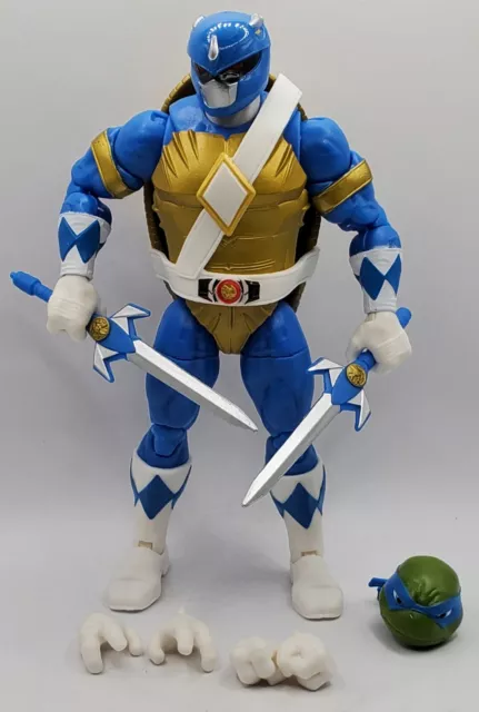 Power Rangers X TMNT MORPHED LEONARDO 6" Action Figure (Lightning Collection)