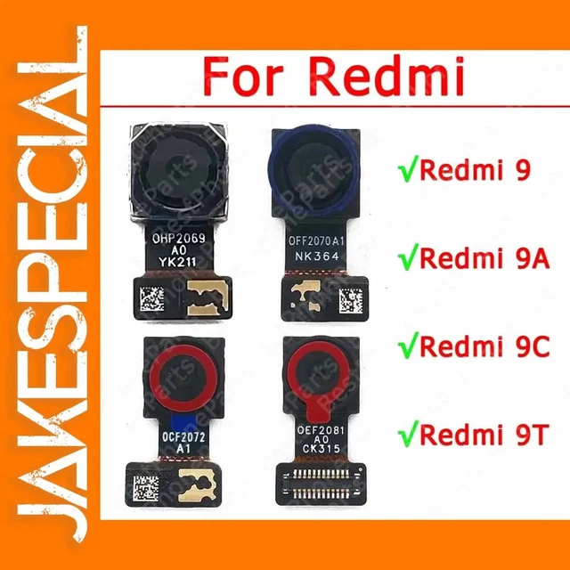 Verre De Caméra Arrière (avec Adhésif) Pour Xiaomi Redmi 9C / 9A - Pièce Neuve Compatible