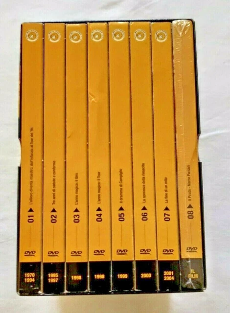 Box 8 DVD All Pantani With Casket Journal Screen Sport Tour De France Ja