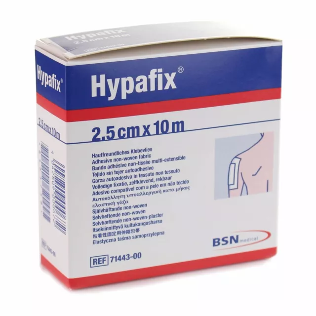 Hypafix Dressing Retention Tape - 2.5cm / 5cm / 10cm Width x 10 Meter Length