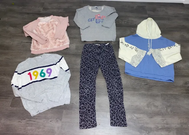 10-11 Years Girls Winter Bundle Hoodie, Jeans, Sweaters, Jumper Inc Gap, Levi’s