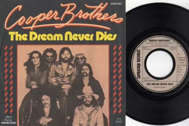 COOPER BROTHERS - The Dream Never Dies  7"