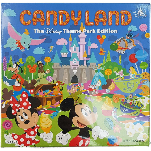 CANDYLAND DISNEY THEME Park Edition Board Game Disneyland Walt Disney