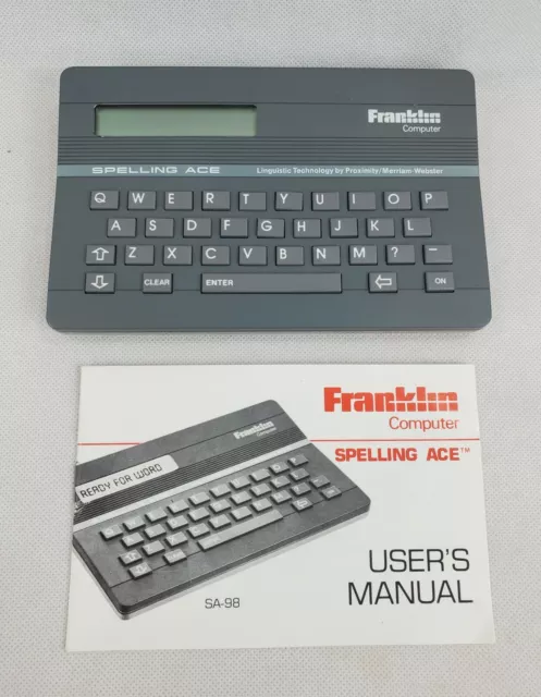 Franklin Computer Spelling Ace SA-98 English Spell Checker with Thesaurus