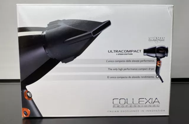 Collexia Professional Ultra Compact, Ultra Fast, Hair Dryer, Double Power