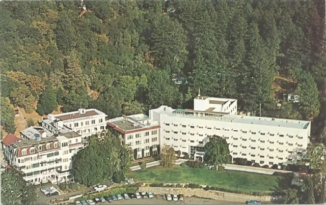 Postcard CA St. Helena Sanitarium Hospital Napa Valley Aerial Vintage View