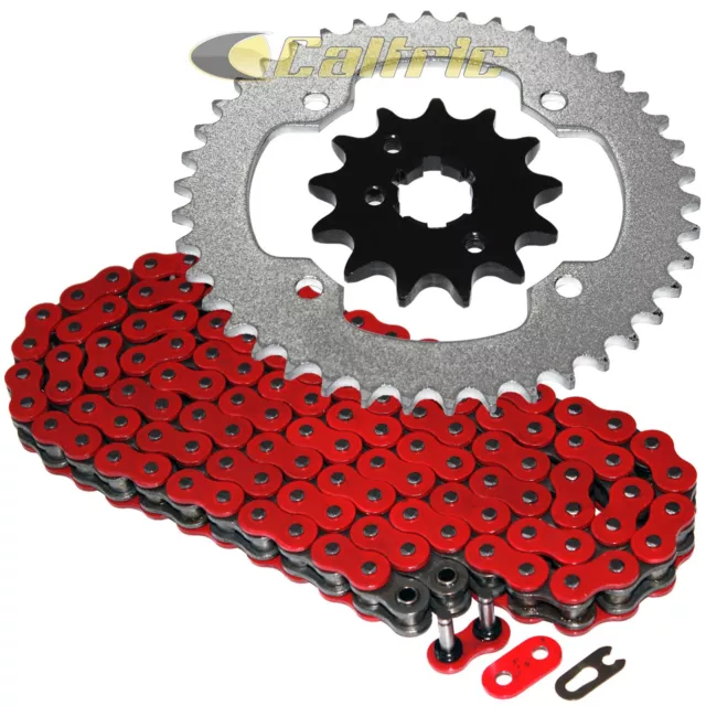 Red O-Ring Drive Chain & Sprocket Kit for Yamaha Banshee 350 YFZ350 1987 1988
