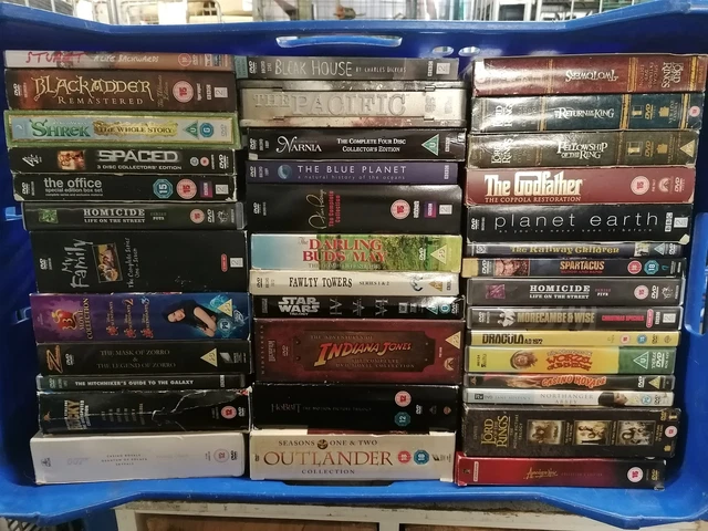 BBC ITV CHANNEL 4 SKY DVD Box Set TV Series and Movies Job Lot ...