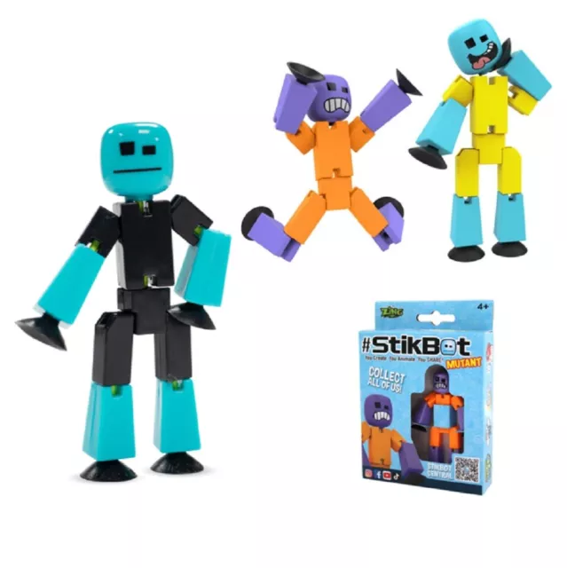 Genuine Boxed Stikbot Robot Stickbots Stop Motion Animation Autumn New  Colours