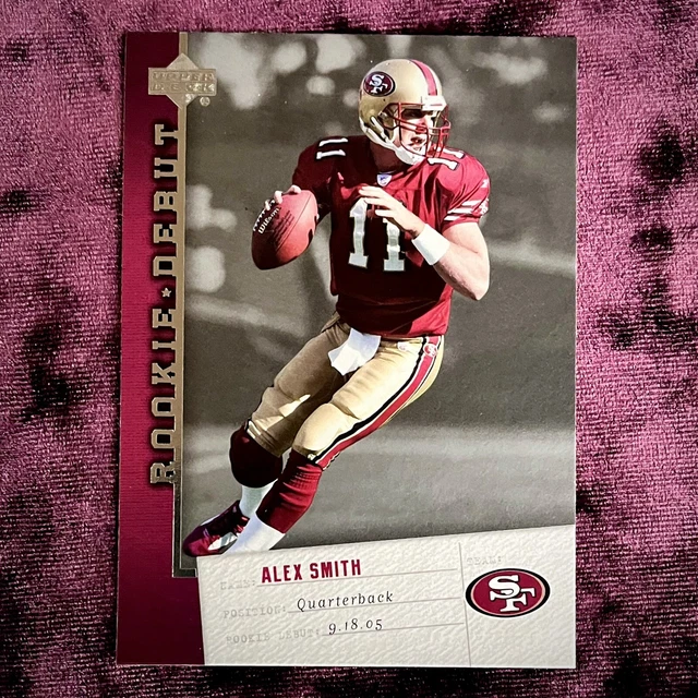 Alex Smith 2006 Upper Deck Rookie Debut RC #82 MINT 49ers Legends Jersey Utah SP