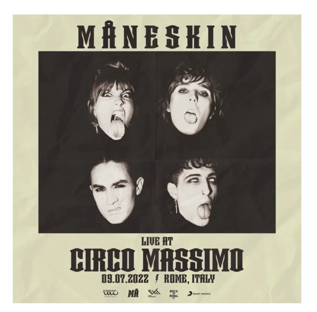 Biglietto concerto Maneskin Circo Massimo, Roma 09/07/2022 PRATO - SOLD OUT