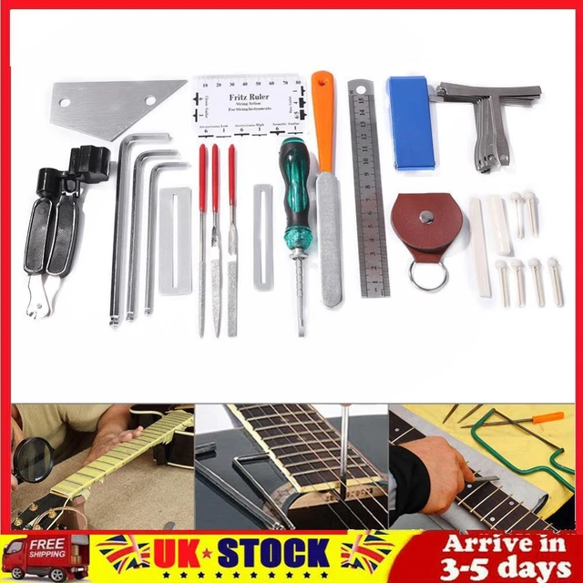 36 in 1 Professional Guitar Repair Tool Kit String Tuning Wrenches Tool