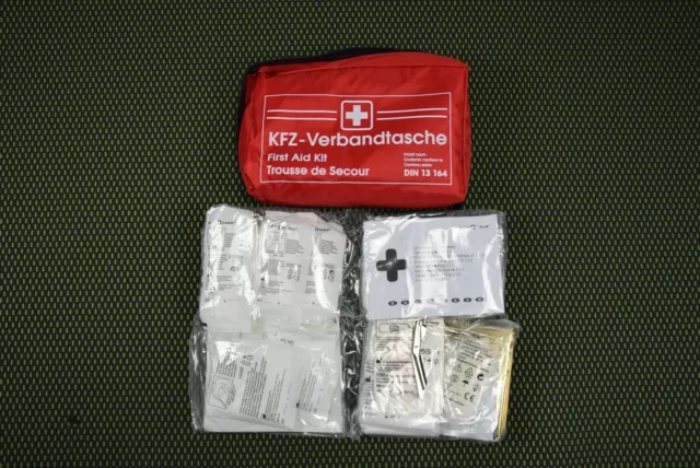 Original VW Audi Verbandtasche Verbandskasten first aid bag 10/2021