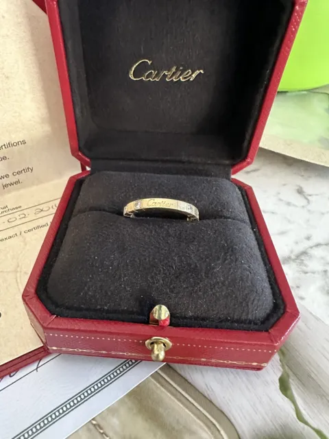 Cartier 18 ct Gold & Diamond Lanieres Ring