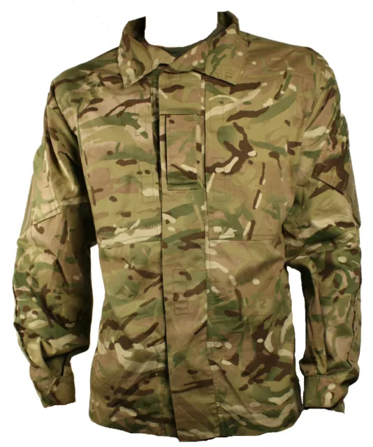 Used Genuine British Army Military MTP Camo PCS Tactical Combat Shirt Cadets