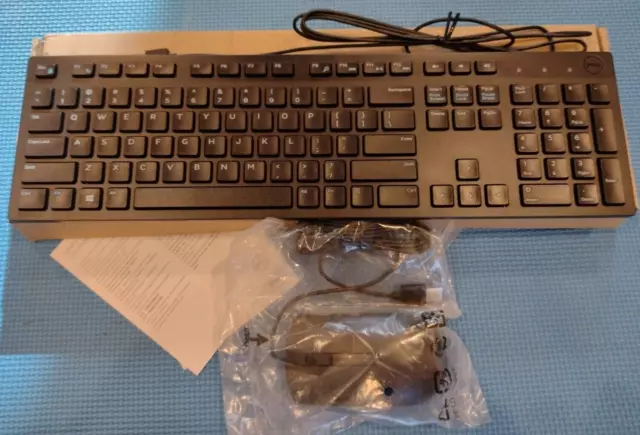 Dell Keyboard  & Mouse USB  for PC & LAPTOP GENUINE - NEW - FREE POSTAGE