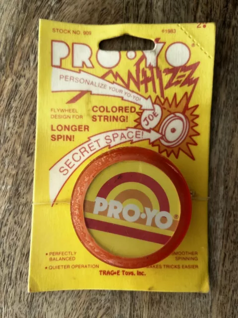 Unopened Vintage Trag-E Toys Inc. ProYo Whizz YoYo 1983 Longer Spin Secret Space