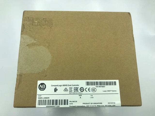 2021 FACTORY SEALED 5069-L306ER /A CompactLogix