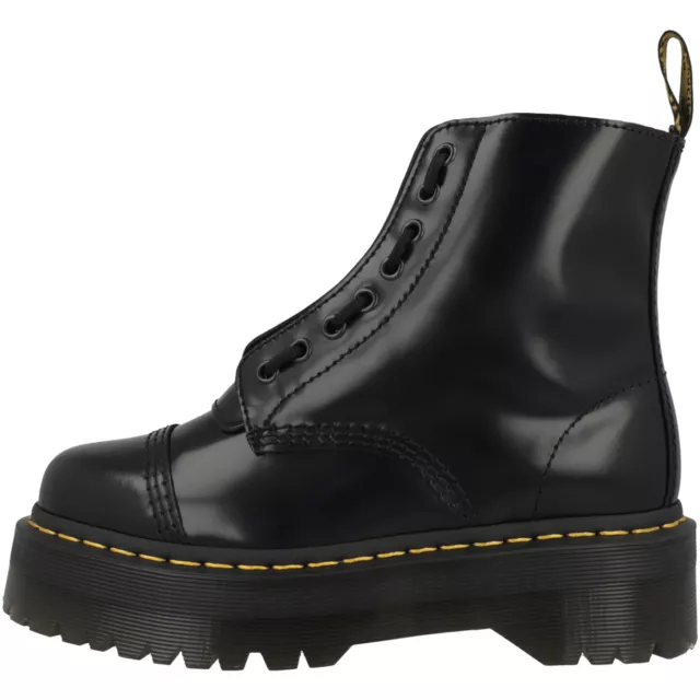 Dr.Martens Sinclair Pelliccia a Righe Stivaletti Donna Stivali Invernali