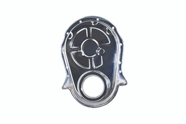 Specialty Products Company BBC Steel Timing Chain Cover Chrome 7221
