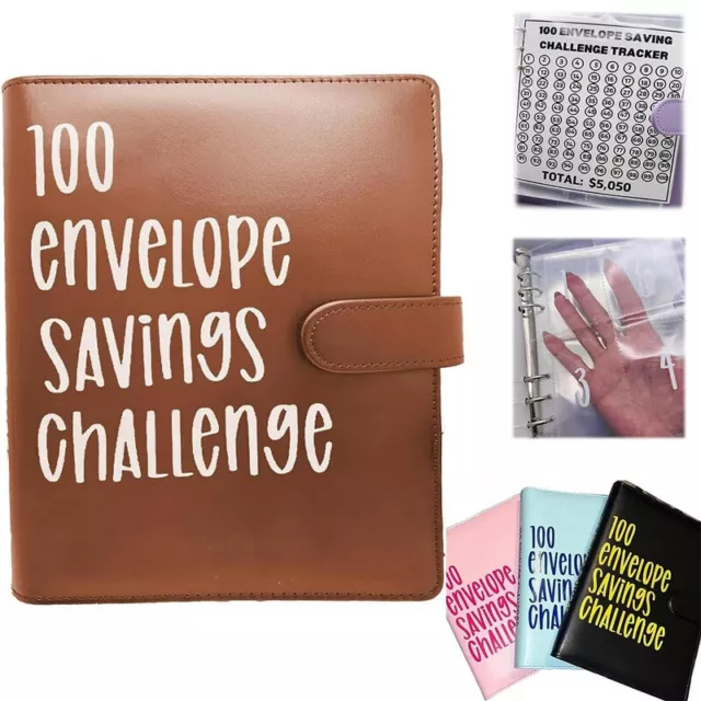 100 Envelope Challenge Binder Easy and Fun Way to Save $5,050 Savings Challenge