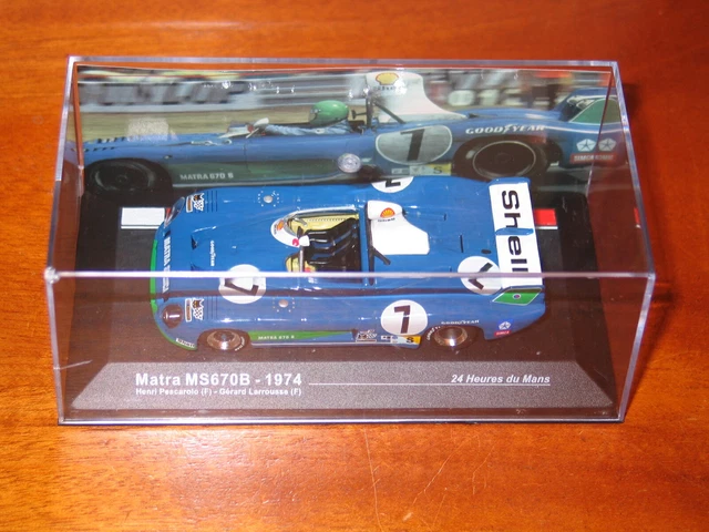 Voiture miniature MATRA MS670B - ANNÉE 1974 - 24 Heures de Mans - 1:43 - Neuf