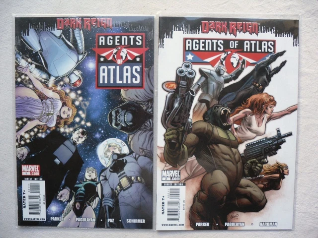 Agents Of Atlas Volume 2 N°1 À 11 Run Complet Vo En État Neuf / Near Mint / Mint