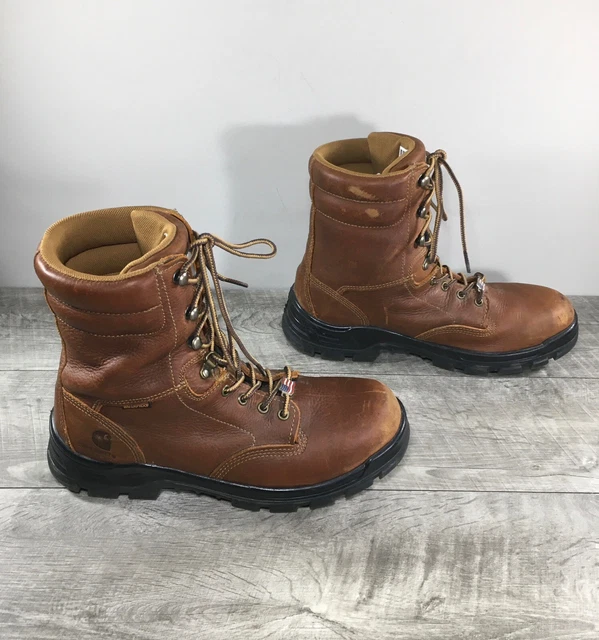 CARHARTT WATERPROOF 8 Composite Toe Work Leather Mens Boots CMZ8340 Size 10 110.49 PicClick
