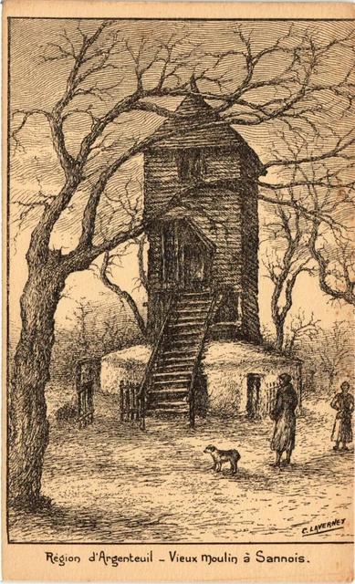 CPA Région d'Argentuil -Vieux Moulin á Sannois (290437)
