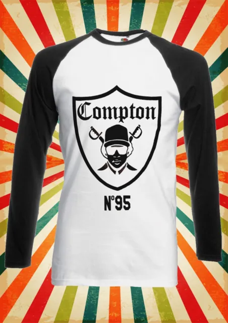 Eazy E Compton Raiders Rap Men Women Long Short Sleeve Baseball T Shirt 1818