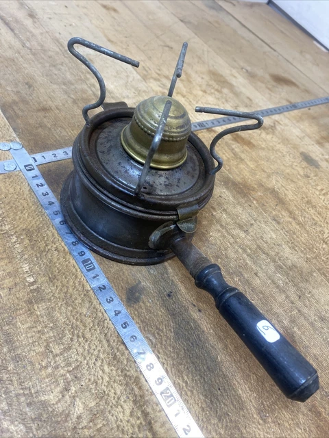Réchaud Ancien en Fer Forgé Brûleur Alcool (Gebraucht) in Vallamand für