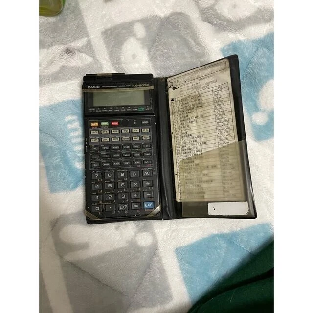 CASIO FX603P PROGRAM Scientific Calculator Black Civil Engineering