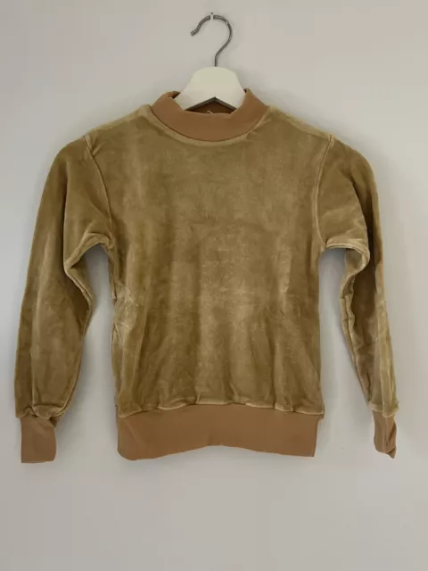 Vintage Security Pullover Jumper Sweater Size 8 Kids Velour 1980s Retro NEW
