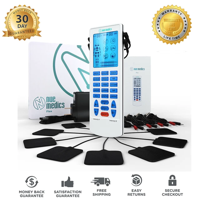 RECHARGEABLE POWERFUL TENS Unit Muscle Stimulator Machine Device ...
