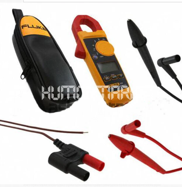 one Fluke 325 True-RMS Clamp Meter 40.00 A 400.0 A with Soft carrying case New